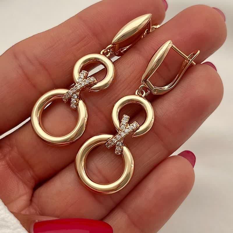 گوشواره ژوپینگ کد 3359 - خرید آنلاین از گالری آداس